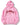 Los Angeles Graphic Oversized Pullover Hood Pink
