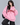 Los Angeles Graphic Oversized Hood Pink
