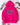 Brooklyn Graphic Oversized Pullover Hood Magenta
