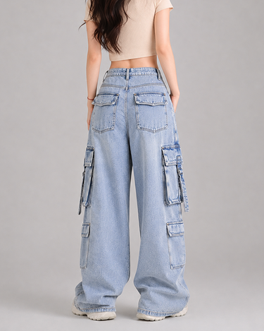 Streetcore Multi-Pocket Baggy Jeans