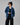 Denim Blue Medium Wash Oversized Denim Jacket