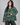 Emerald Heritage Check Oversized Coat Jacket