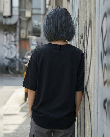 You Hide In My Heart Graphic Drop Shoulder Oversized Tee