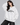 Urban City Graphic Oversized Hood White