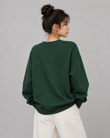 Washington D.C. Embroidered Sweatshirt Forest Green