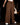 Mid Stripe Loose Bottom Palazzo Trouser Pant Brown