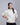 Polar Fleece Drop Shoulder Oversized Hood White