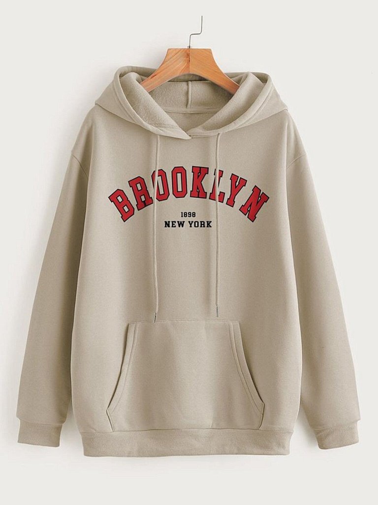 Brooklyn Graphic Pull Over Hood