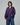 Blueberry Rush Oversized Button-Up Shirt