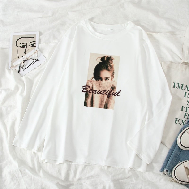 Beautiful Graphic Long Sleeve Tee