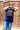 Good Vibes Graphic Mens T-shirt- Navy Blue